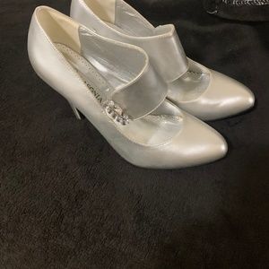 Silver heels